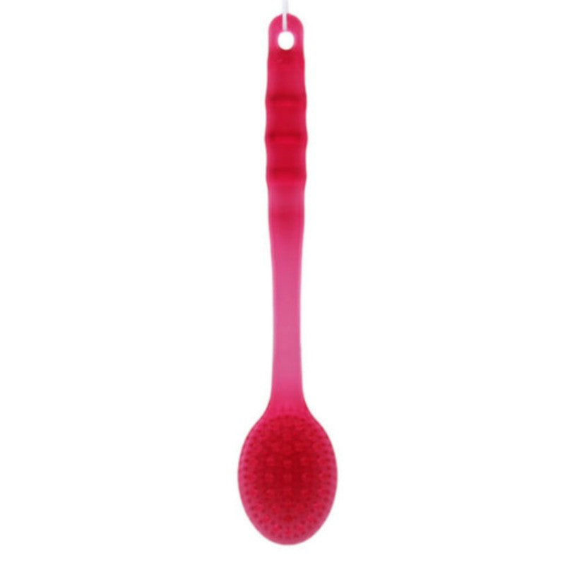 1Pc Long Handle Bath Brush Soft Hair Bath Brush Back Ball Brush Bathroom Body Brushes Mud Back Scrubber Shower Massage Brushes