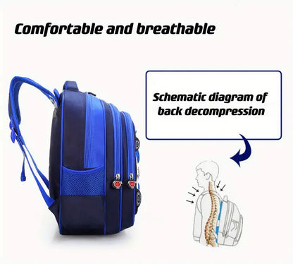 Mochila Infantil de Carro 3D Personalizada para Meninos, Mochila Escolar Divertida de Desenho Animado, Mochila de Livros Infantil, Mochila Estilosa para Meninos, Durável e Impermeável