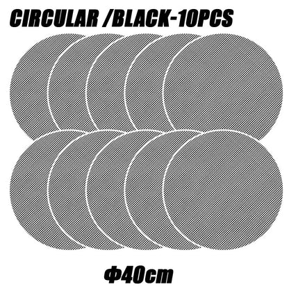 50PCS Non-Stick High Temperature Resistant BBQ Grid Pad Barbecue Mesh Reusable Easily Cleaned Cooking Pads Baking Grill Tool