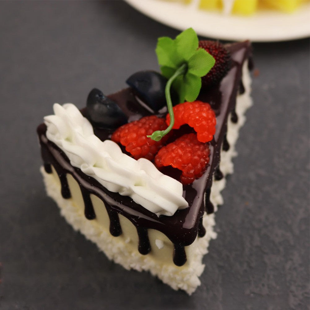 Artificial Fruit Cakes Simulation Cake Photography Props Dessert Shop Ornaments Home Kitchen Decoration Kids Toys
