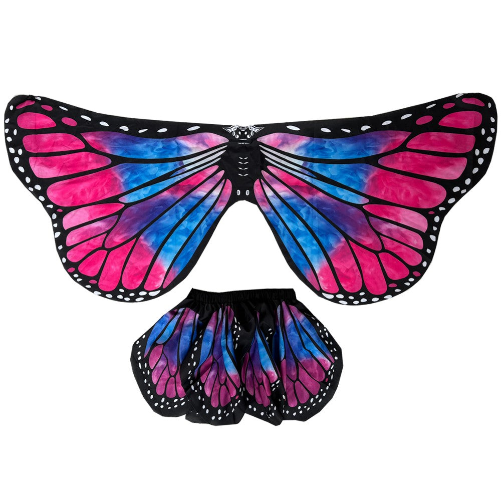 Butterfly Cosplay Wings Costumes Girl Performance Accessories Halloween Carnival Props Wing For Girls Boys Cloak Party Ccarnival