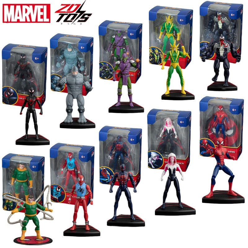 ZD Toys Vingadores Lendas Homem de Ferro Homem Aranha Thor Capitão América Thanos Hulk Máquina de Guerra Bonecos de Ação Presente
