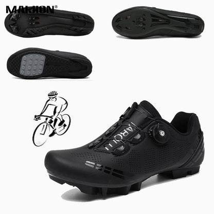 Mountain Riding Shoes Moped Road Lock Shoes Sports Racing Bikes High Endurance Locking Shoes Road Speed Riding Sneakers