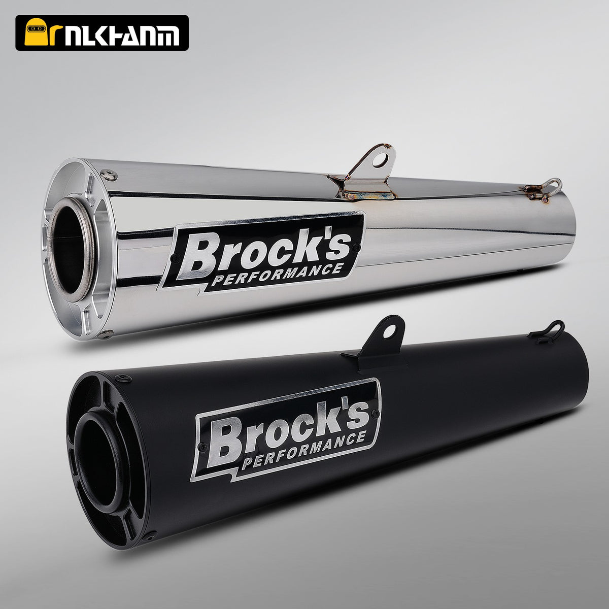 Universal 51/60 Motorcycle Exhaust System Modification Brock Alien Slip On Stainless Steel Escape Muffler for Hayabusa ZX14R