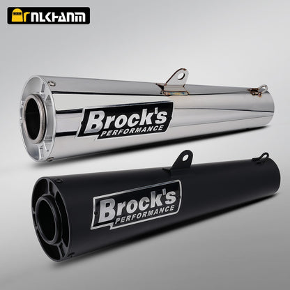 Universal 51/60 Motorcycle Exhaust System Modification Brock Alien Slip On Stainless Steel Escape Muffler for Hayabusa ZX14R