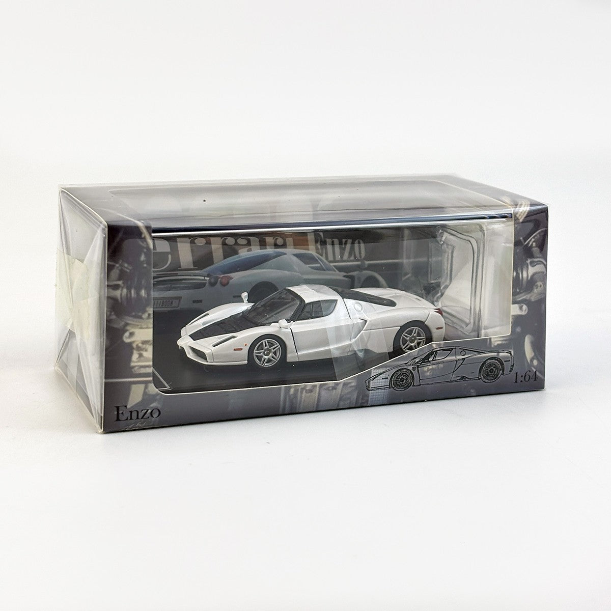 Rei Modelo 1:64 Edição Enzo Figura Simulação Liga Abre-Tampa Miniatura Die-Cast Carro Modelo Personalizado Brinquedos Presente Ornamento Colecionável