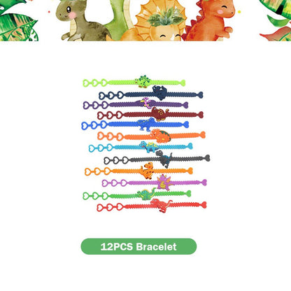 Happy Dinosaur Birthday Decoration Party Supplies Set Cup Plate Dinosaur Balloons Stickers Banner Gift Bags for Kids Boy Favors