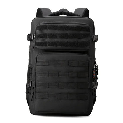 Mochila Tática Masculina Camuflada, Mochila para Hiking e Camping, Mochila Esportiva Grande Capacidade Multicamadas para Uso Externo