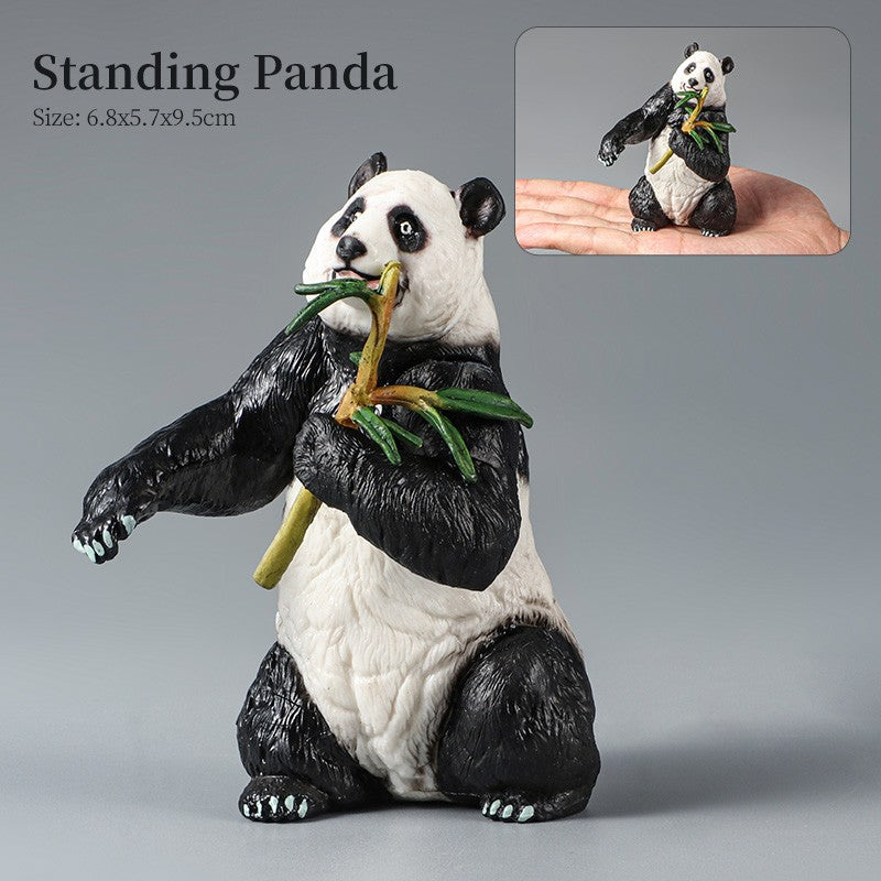Conjunto de Brinquedos Montessori de Animais Selvagens - Leão Elefante Antílope Miniaturas de Animais Figuras de Ação Zoológico Presente Educacional para Crianças