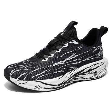 Unisex Running Shoes Breathe Mesh Fashion Lace Up Mens Womens Sneakers Cushioning Thick Sole Outdoor Tennis Shoes for Men Women