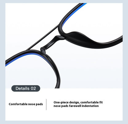 COHK Metal 3 In 1 New Style Folding Magnet Clip On Glasses Frame Trend Polarized Sunglasses Men Optical Computer Eyewear UV400