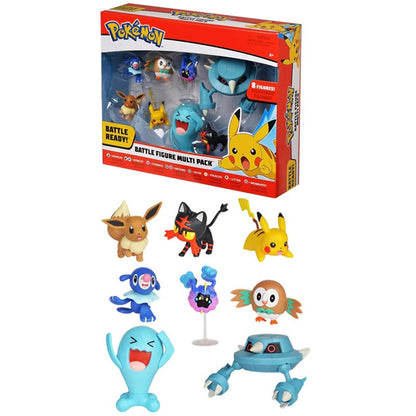 Pokémon Bonecos de Batalha Definitivos Pikachu Bulbasaur Eevee Pocket Monsters Boneco de Batalha Anime Action Figure Modelo Terno Brinquedos Presentes