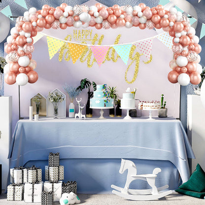 Over The Table Rod Stand Balloon Arch Stand Adjustable Table Arch Hanging for Wedding Birthday Party Christmas Anniversary Decor