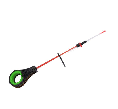 Cana de Pesca de Gelo FTK Mini Portátil de Inverno Haste de Plástico ABS Destacável Impermeável Ponta de Reposição da Haste