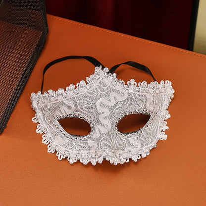High-End Makeup Ball Mask, Half-Face Party Costume Accessory, Unisex Design for Birthdays & Festivals, Perfect for Men & Women