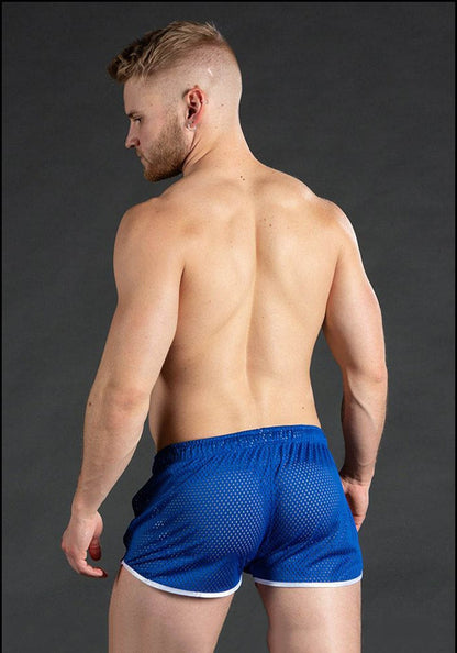 Men's sweatpants hole dry breathable sexy beach outdoor casual three-quarter pants?MNDK-05)