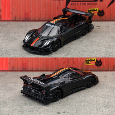 Miniatura Pagani Zonda R 1/64 CCA MSZ 1:64 Carrinho de Brinquedo Veículo Diecast Rodas Livres Coleção Adequado para Presente Hot Wheels Criança