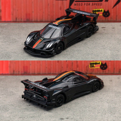 Miniatura Pagani Zonda R 1/64 CCA MSZ 1:64 Carrinho de Brinquedo Veículo Diecast Rodas Livres Coleção Adequado para Presente Hot Wheels Criança