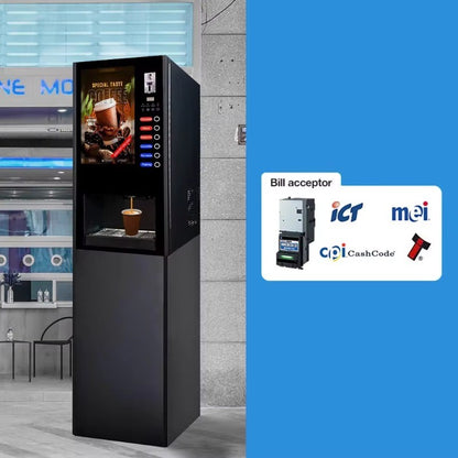 High Frequency Use Wholesale Electric Fully Automatic Coin Operated Instant Hot Commercial Coffee Vending Machine