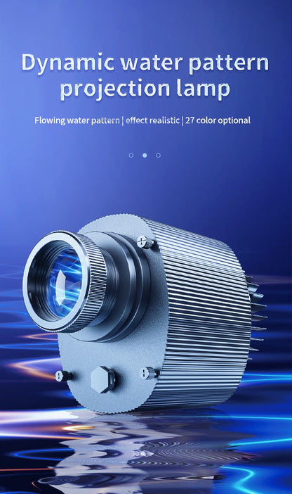 Waterproof Outdoor Water Wave Oecen Wave Light Water Wave Effect Projector with gobo projector