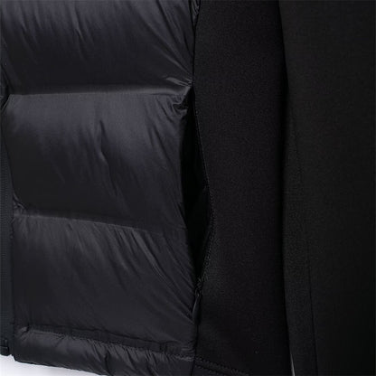UNIZERA slim fit zipper hooded short warm jacket autumn and winter new product long sleeved solid color women's cotton jacket