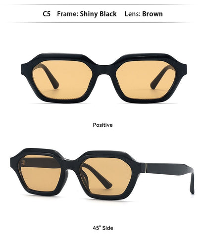 O-Q CLUB Óculos de Sol Retrô Estilo Punk Feminino Masculino Óculos de Sol Clássico Vintage UV400 Óculos Luxuosos Luneta Feminina Masculina