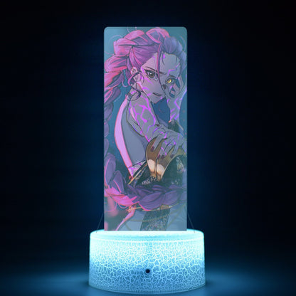 KPop K-POP Demon Hunters Kawaii Zoe Rumi Mira Saja Boys Superstar Monochrome Light Remote Control 16 Color Light Night Light