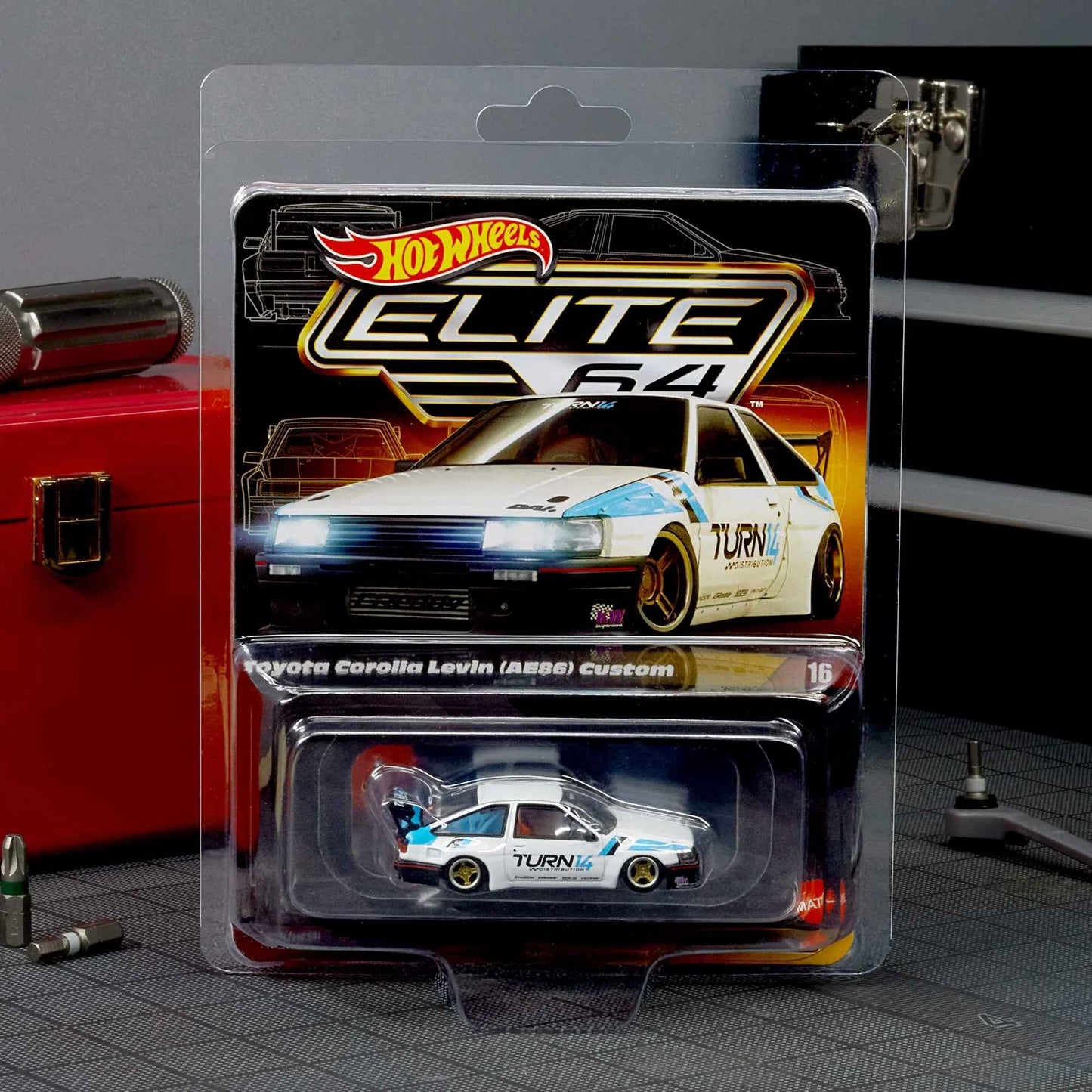 New Hot Wheels Elite 64 Toyota Corolla Levin (AE86) Custom Collectors 1/64 Scale Die-Cast Vehicle Model Cars Factory Sealed