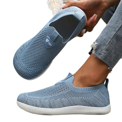 Wide Toe Flat Shoes for Women Lightweight Comfortable Fashion Walking Shoes New Minimalist Mesh Causal Sneakers Zapatos De Mujer