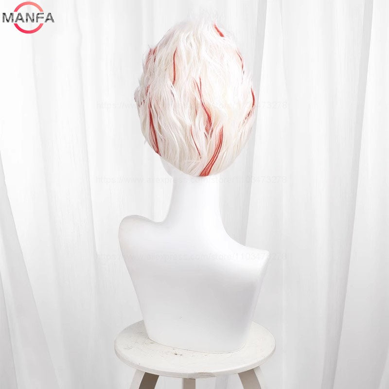 High Quality Momo Ayase Ekalun  Cosplay Wig Anime Dandadan Cosplay Short Brown Heat Resistant  Hair Anime Cosplay Wigs + Wig Cap