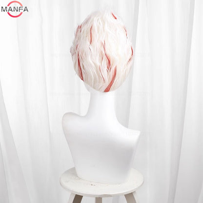 High Quality Momo Ayase Ekalun  Cosplay Wig Anime Dandadan Cosplay Short Brown Heat Resistant  Hair Anime Cosplay Wigs + Wig Cap