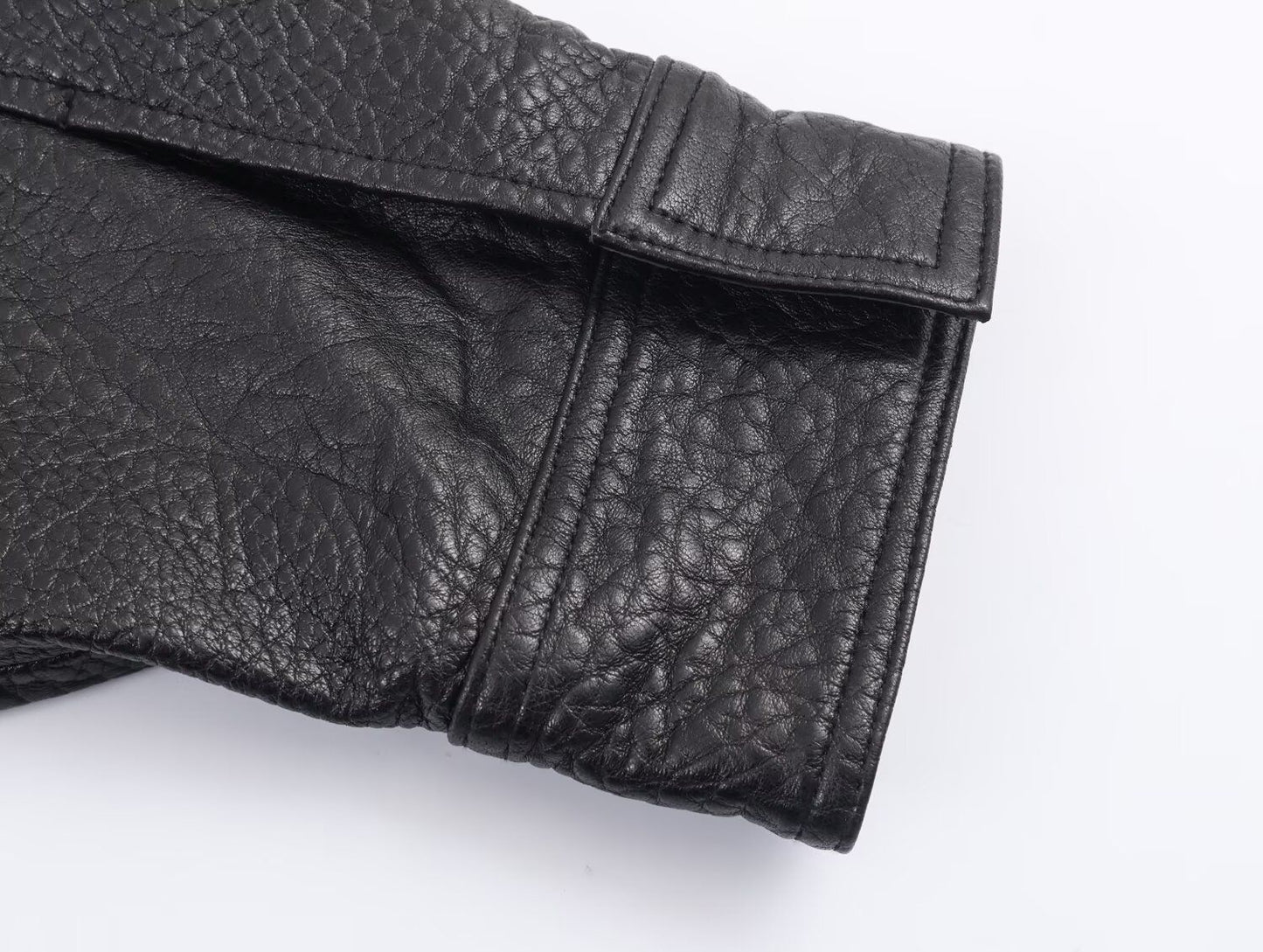 2025 WOMAN Fashion European and American Style Autumn Imitation Leather Jacket Long Sleeve Jacket Outerwear Mujer