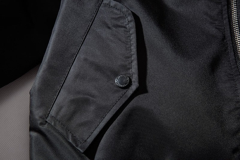 Embroidery Mens Bomber Jacket Dragon Tiger Autumn Winter Pilot Jacket Men Hip Hop Japanese Baseball Youth Jacket Streetwear Male