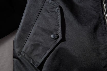 Embroidery Mens Bomber Jacket Dragon Tiger Autumn Winter Pilot Jacket Men Hip Hop Japanese Baseball Youth Jacket Streetwear Male