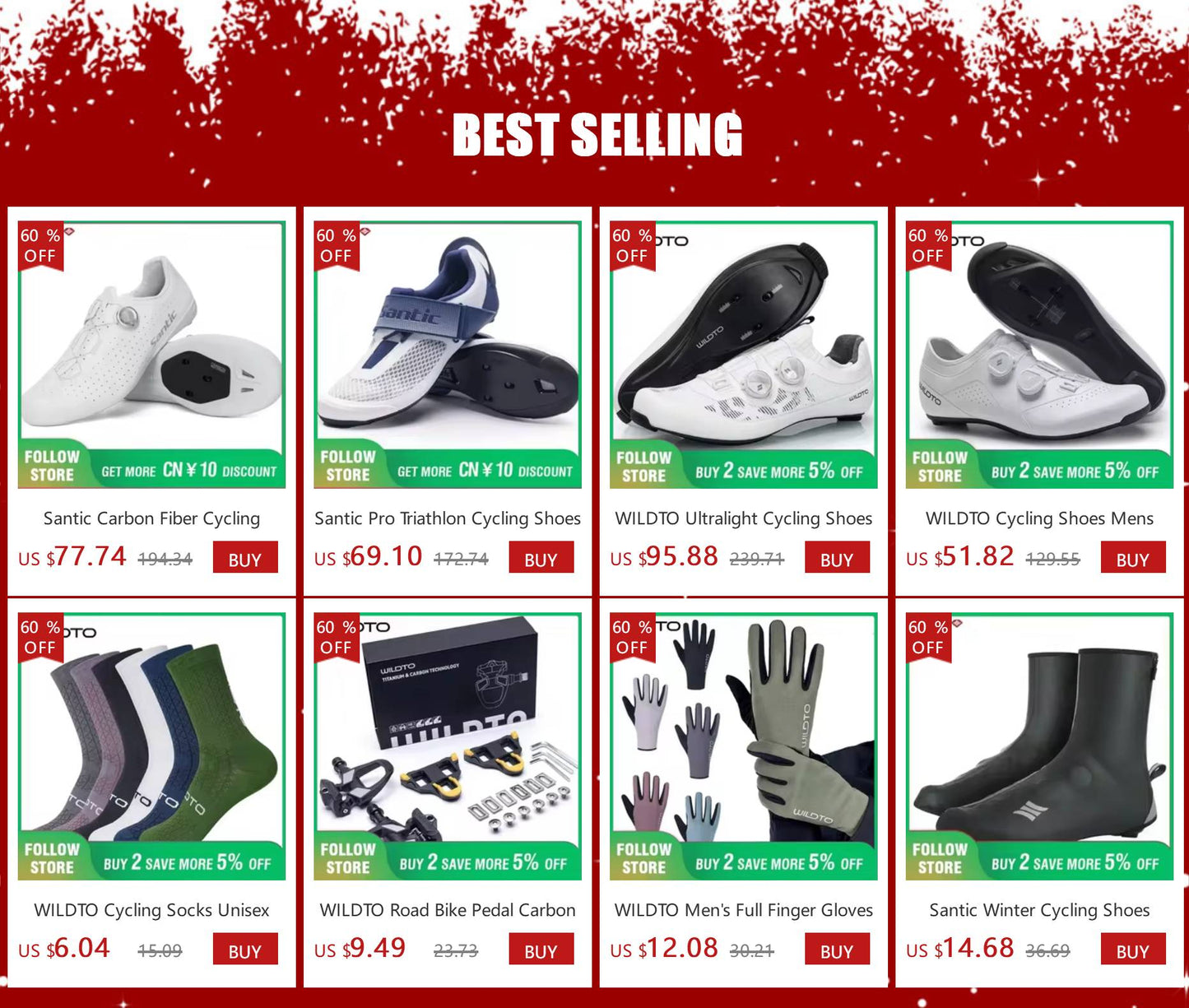 WILDTO Ultralight Cycling Shoes Men's Road Bike Shoes Hardness12 Carbon Fiber Professional Self-locking SPD Cleats Footwear