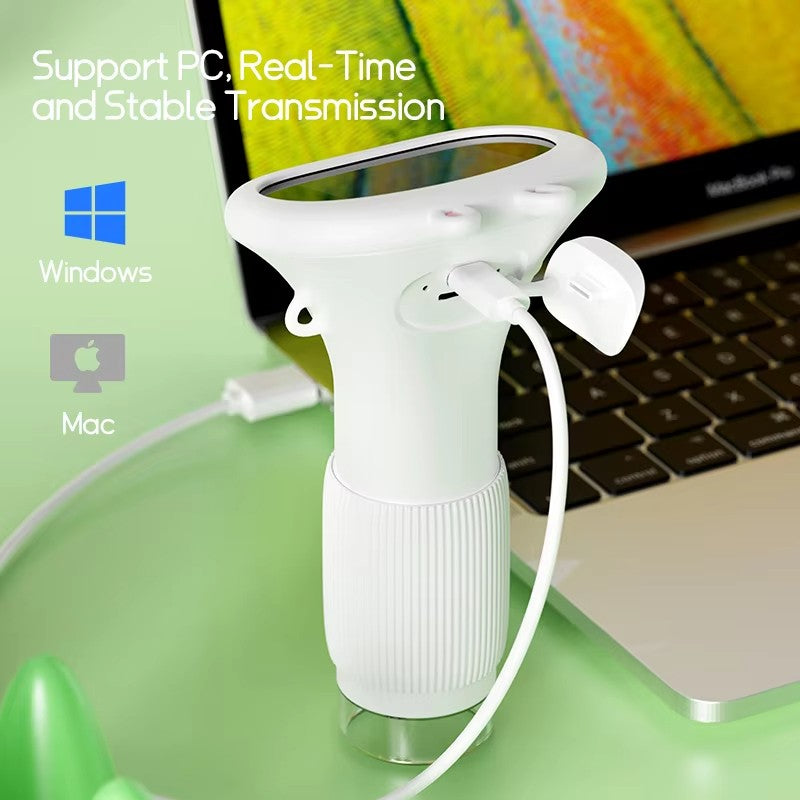 Microscópio Infantil 1000x Lupa Microscópio 200 Megapixels Com Função Foto e Vídeo LED Brinquedos Educacionais Ciência Para Crianças