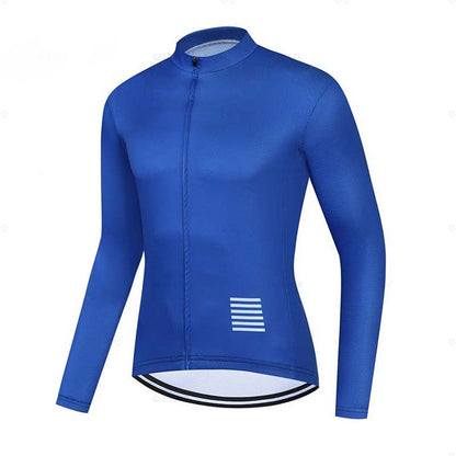 Men Cycling Jerseys White Long Sleeves Autumn Cycling Clothing MTB Pro Team Bike Shirts Bicycle Clothes