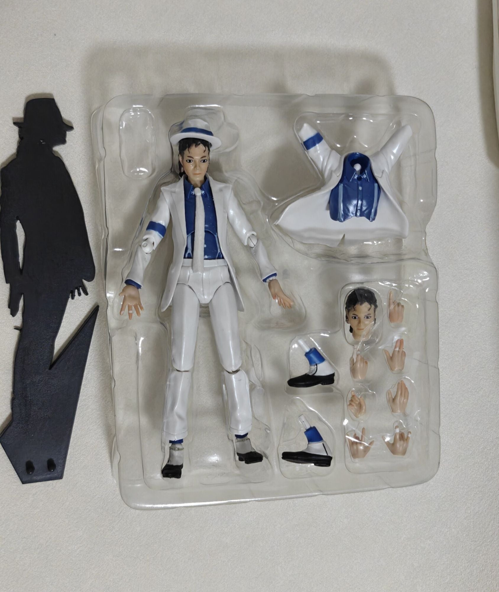 Hot Michael Jackson Smooth Criminal Moonwalk Action Michael Jackson Mj Thriller Joint Movable Figure Model Toys Christmas Gift