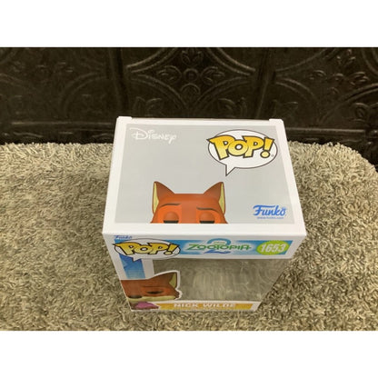 Zootopia Funko Pop Oficial Genuíno Boneco de Ação Modelo Boneco de Ação Judy Hopps Nick Wilde 1652 1653 Esculturas em Vinil