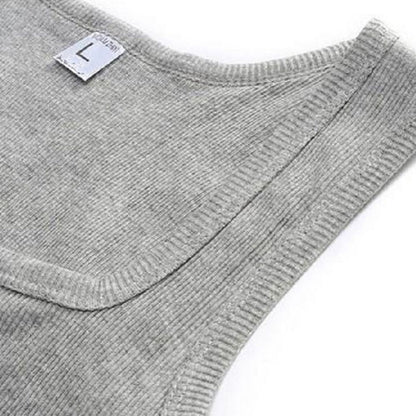 3pcs/lot Cotton Mens Tank Tops Sleeveless Solid Muscle Vest Undershirts Men's Clothes U-neck Gym Clothing Women Sleeveless Shirt