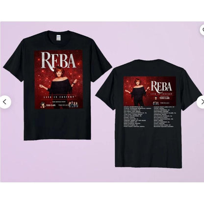 Tour 2023 Reba Live In Concert W Clark Fall T Shirt