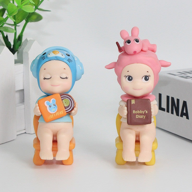 Novos bonecos Sonny Angel de 2025 da série "Enjoy The Moment", em caixas surpresa, mini figuras de anime, enfeites, bonecos de desenho animado, presente de Dia dos Namorados para desktop