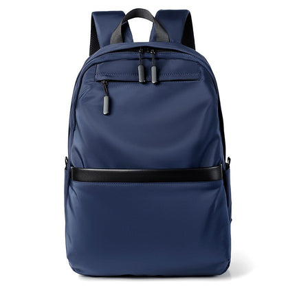 Mochila de negócios masculina de novo estilo, nylon, cor sólida, grande capacidade, mochila escolar para estudantes, mochila de viagem em promoção
