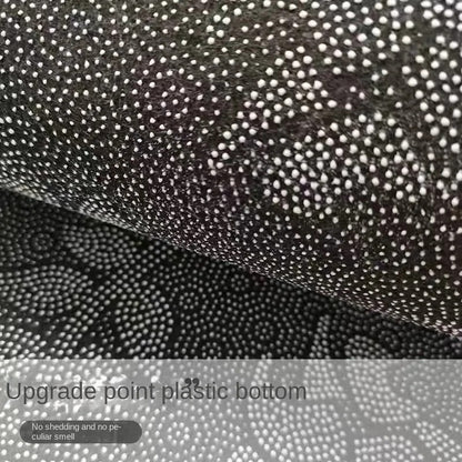 VIKAMA Christmas Two-Piece Rug Set American-Style Printed Holiday Party Decor Rug Kitchen & Bathroom Absorbent Rug