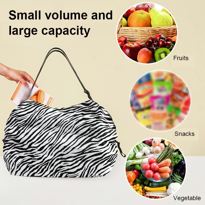 1pc Foldable Shopping Bags Foldable Storage Bag With Handle Portable Travel Camouflage Handbags Large Capacity Nylon Bag