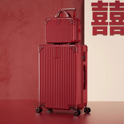 Suitcase Travel Suitcase Fashion Enterprise Suitcase Compact 20-28-inch Lightweight Carrier Roller Suitcase Makeup Box Set