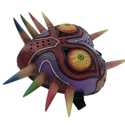 Halloween Mask of Zelda Scary Realistic Face Mask Meizula Wilderness Breath Cosplay Mask Adults Personality Latex Costume Props