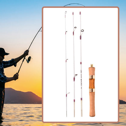 Vara de Pesca Telescópica XUL Macia Ultraleve Mini Vara de Pesca Rotativa Portátil Varas de Pesca de 4 Seções de Fibra de Vidro Equipamento de Pesca