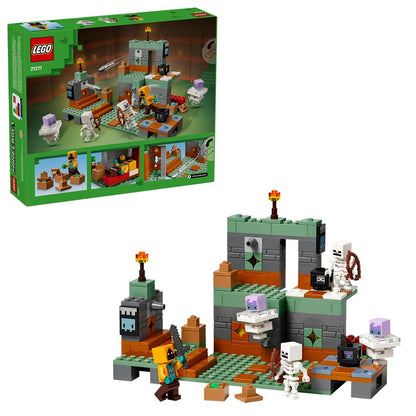 LEGO Blocos de Montar My World Série 21269 A Aventura da Mina do Tatu Blocos de Montar de Quebra-Cabeça para Crianças Brinquedo de Presente