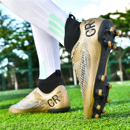 2025 New Football Shoes Society Soccer Cleats Long Nails Soccer Boot Non-slip Training Sneaker Artificial Quality Grass Footwear